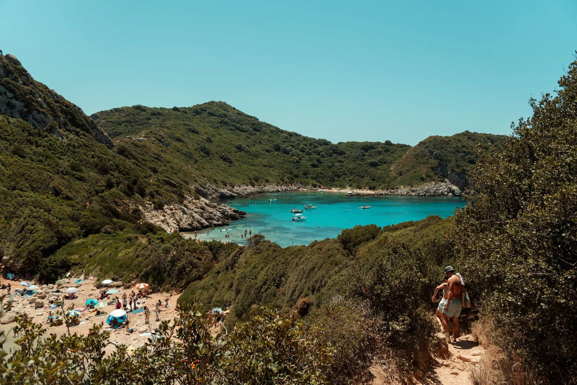 Jour 3 : la côte ouest, Paleokastritsa et Angelokastro
