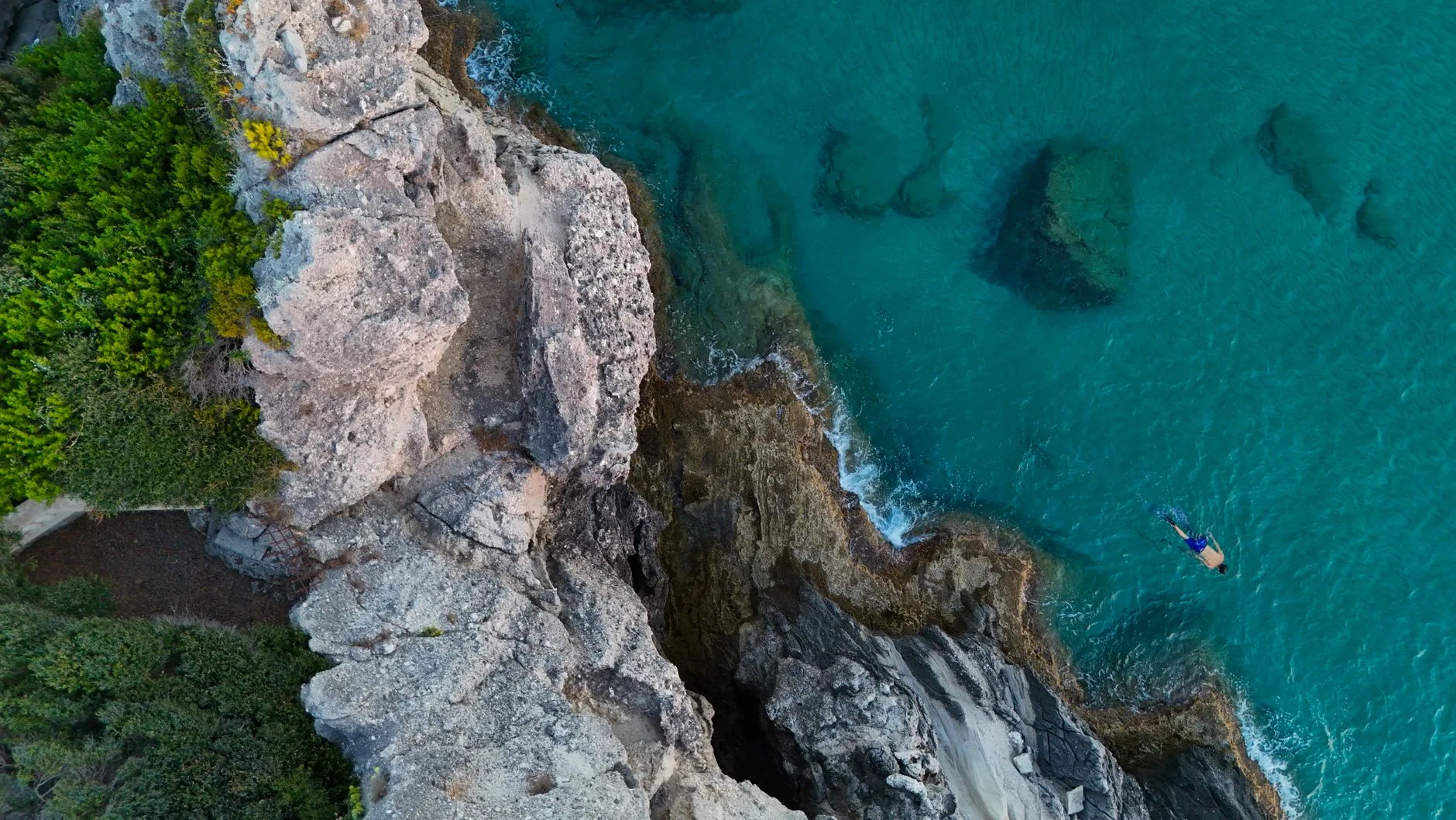 Sidari et le Canal d'Amour : les falaises du nord